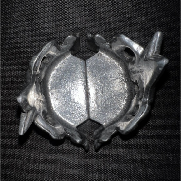 GANZ Pewter Hummingbird Candle Ring Holder 4” Round - Picture 2 of 4